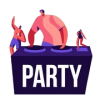 Радио ХИТ FM Party логотип